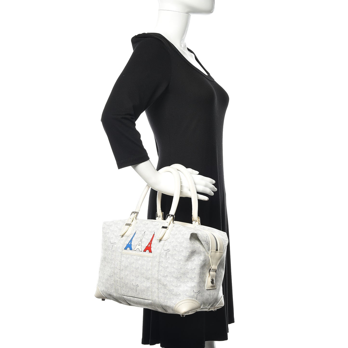 Goyardine Boeing 30 White