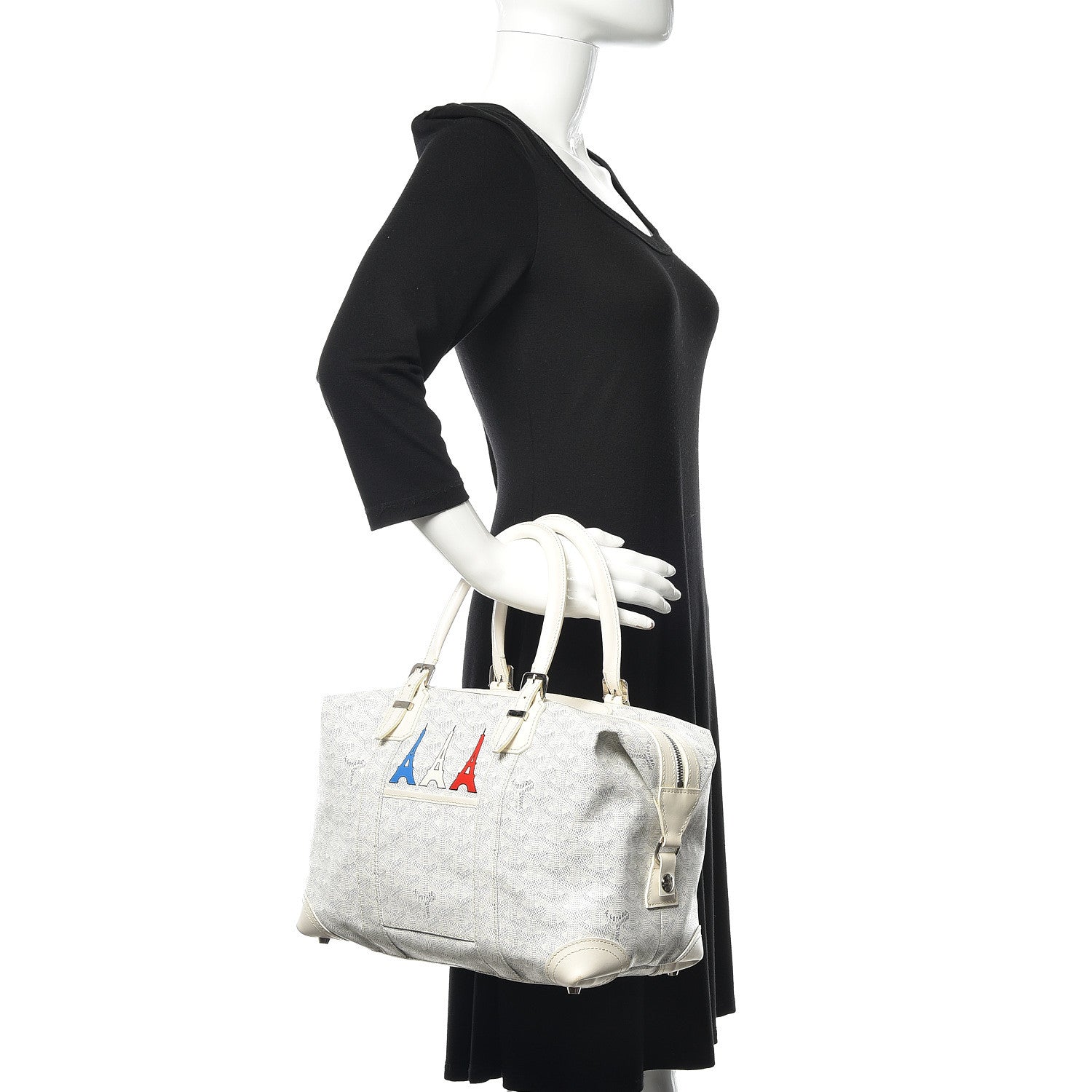 Goyard Goyardine Boeing 30 White 2 of 12