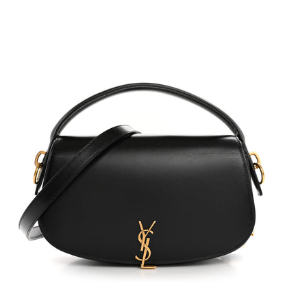 Saint Laurent Box Calfskin Voltaire Top Handle Crossbody Bag Black 1 of 14