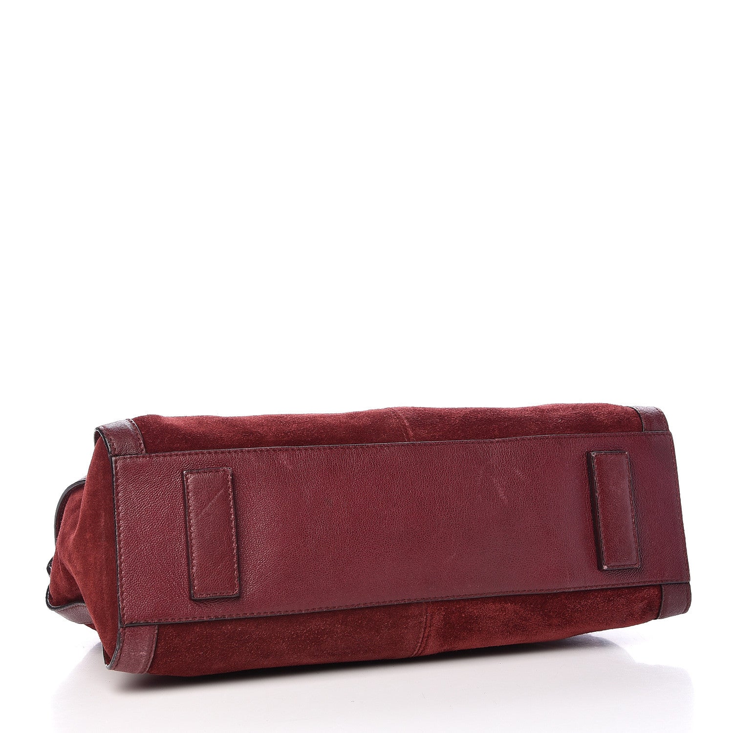 Alexander McQueen Suede Mini De Manta Tote Oxblood 4 of 10