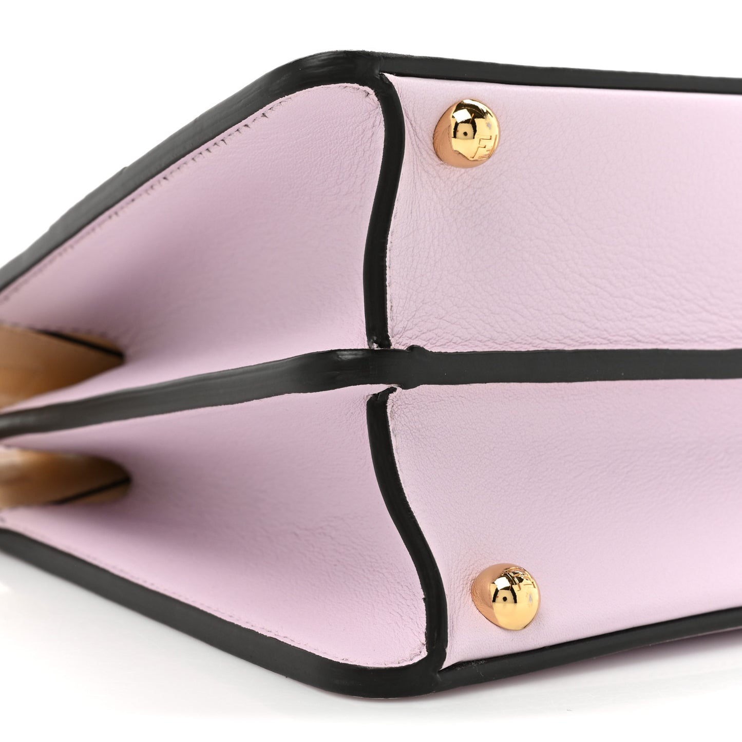 Vitello Seta Shiny Nappa Dancing Girls Inlay Small Peekaboo I SEE U Satchel Anemone Multicolor