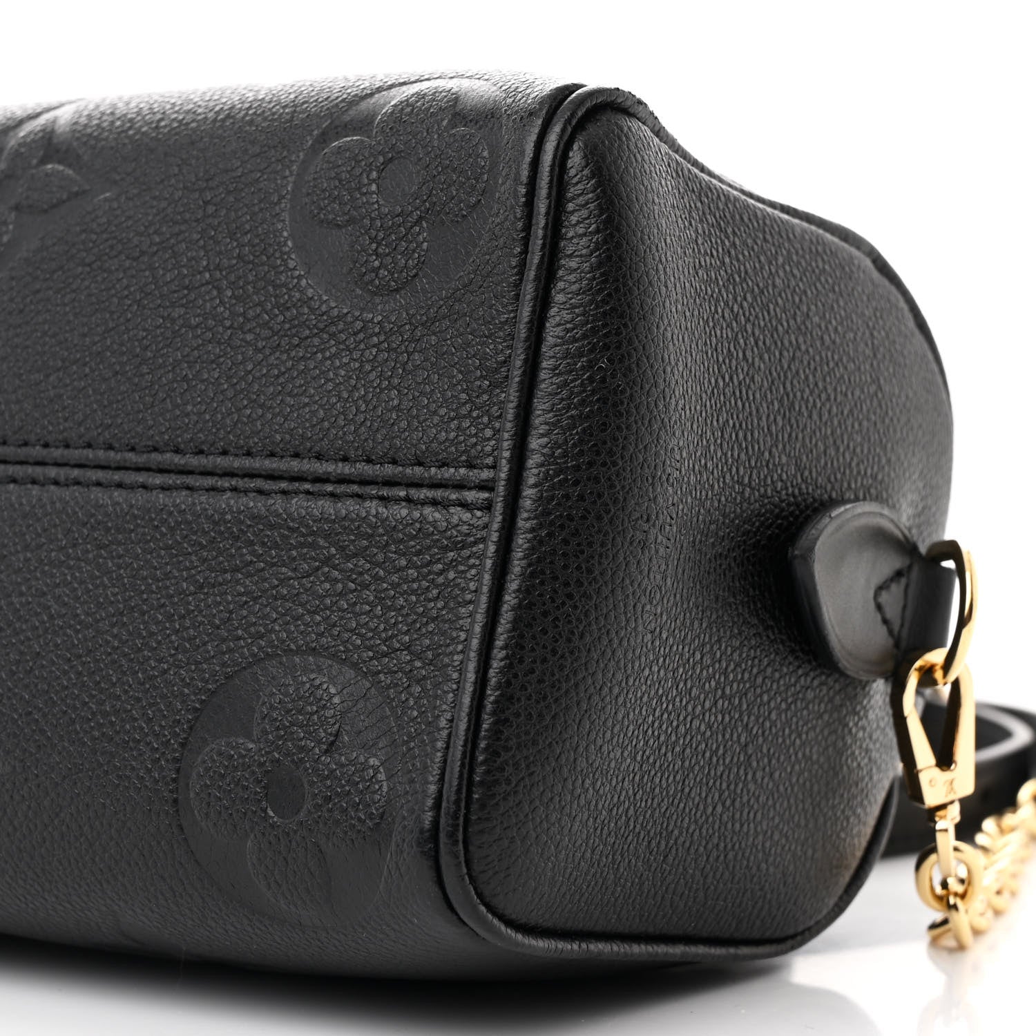 Louis Vuitton Empreinte Monogram Giant Speedy Bandouliere 20 Black 9 of 11