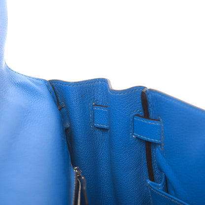 Hermes Evercolor Kelly Retourne 32 Bleu Hydra 22 of 42