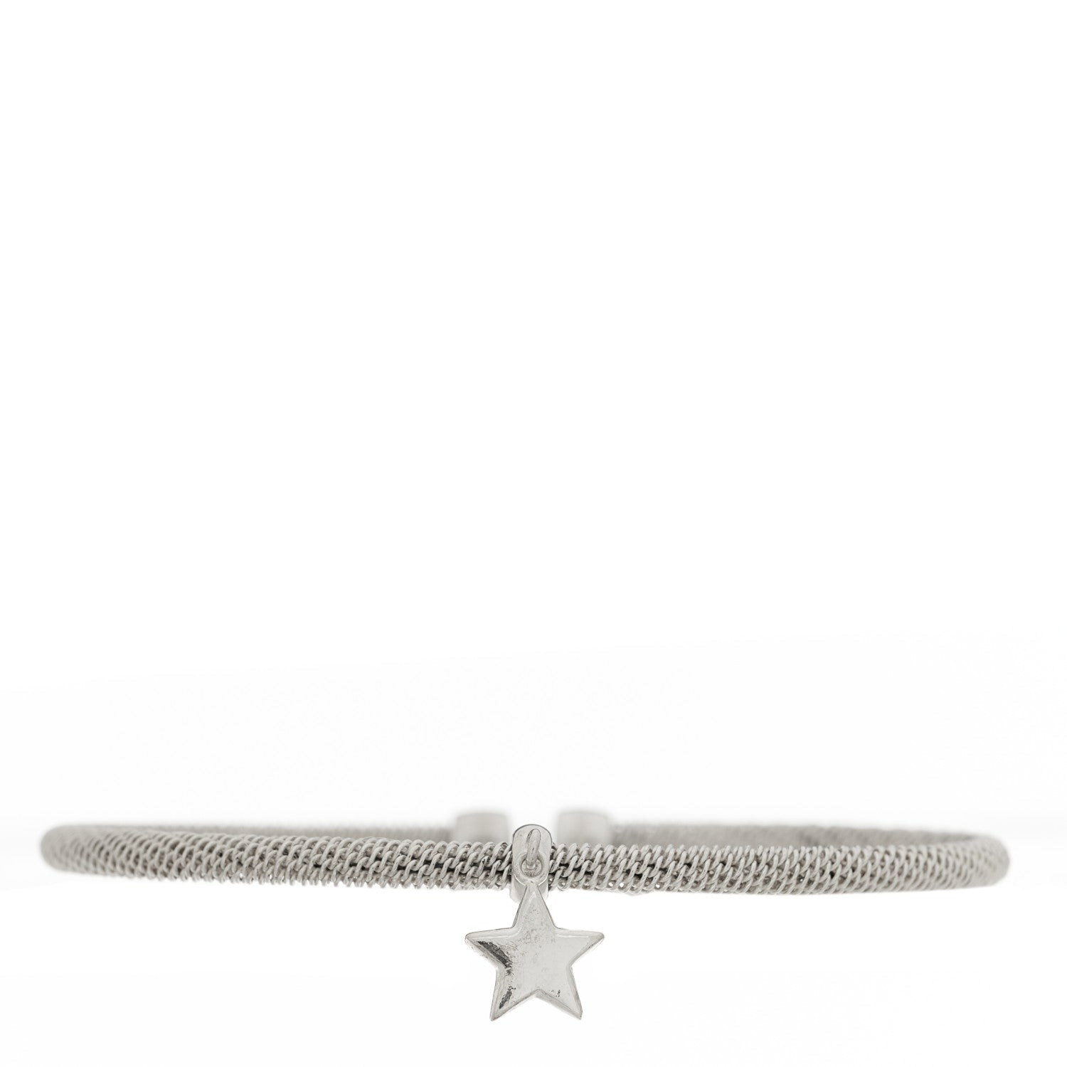 Tiffany Sterling Silver Somerset Star Charm Cuff Bracelet 1 of 3