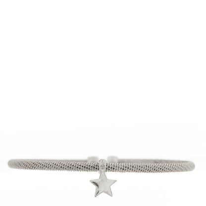 Tiffany Sterling Silver Somerset Star Charm Cuff Bracelet 1 of 3