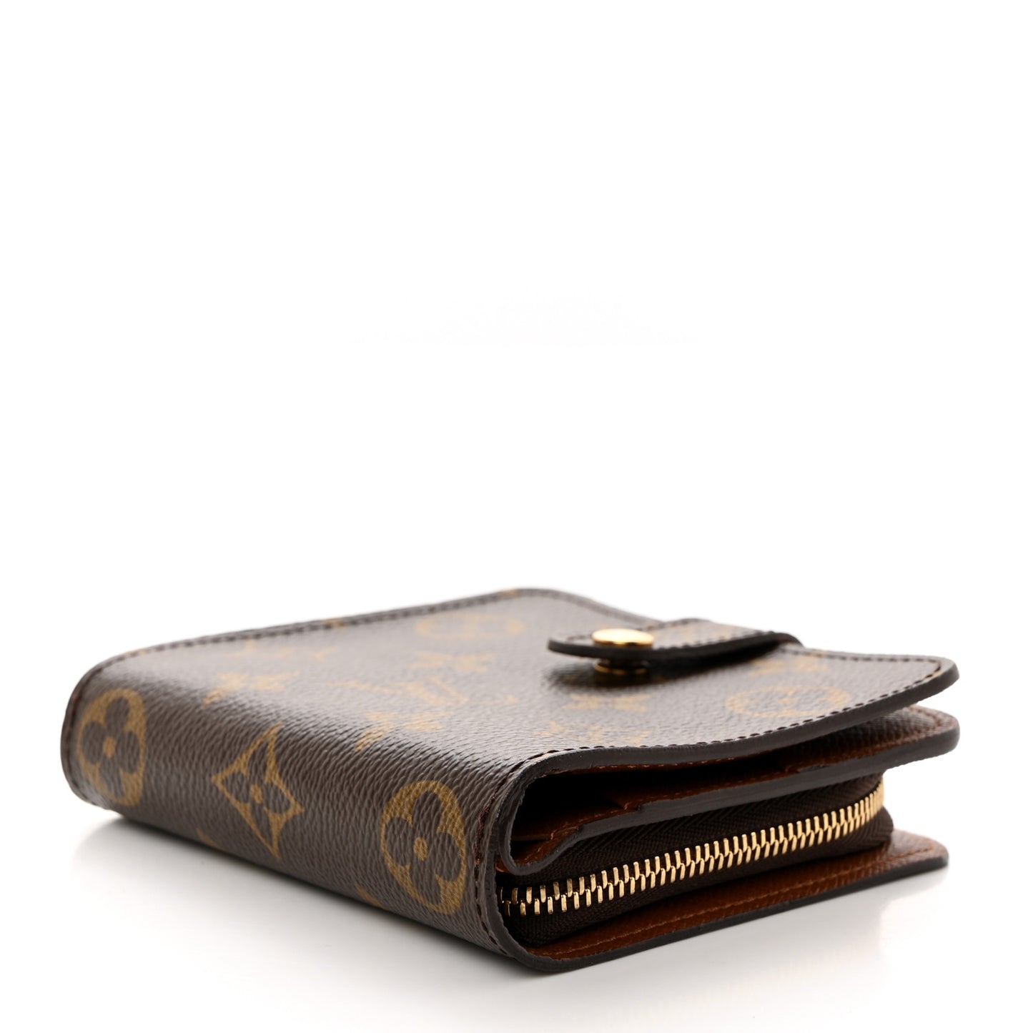 Monogram Compact Zippe Zipped Wallet