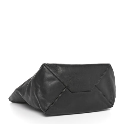 Celine Soft Grained Calfskin Small Belt Cabas Phantom Black 4 of 9