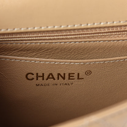Chanel Aged Calfskin Quilted 2.55 Reissue Mini Flap Beige 7 of 11