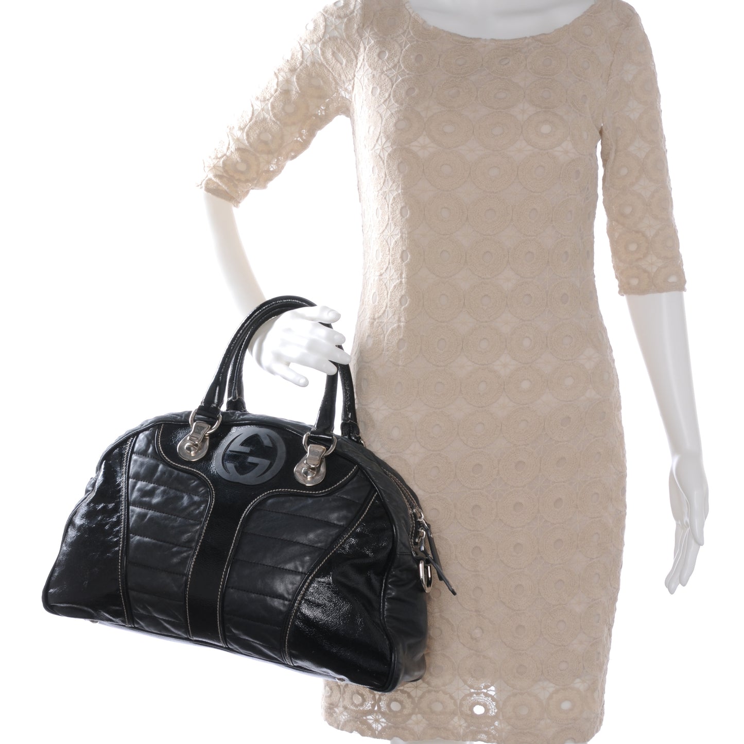 Snow Glam Bowler Black