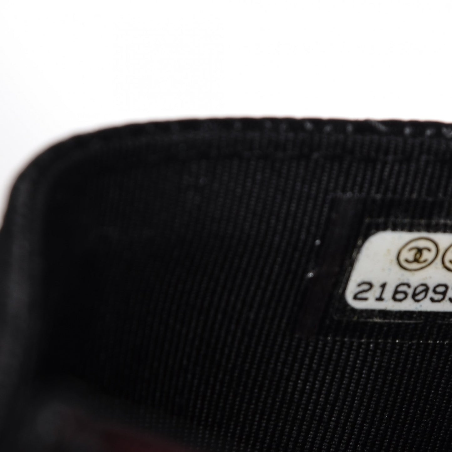 Caviar Quilted Flap Card Holder Black