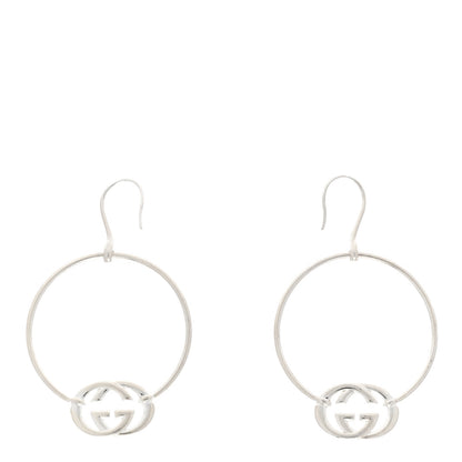 Gucci Sterling Silver Britt Hoop Earrings 1 of 4
