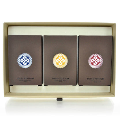 Louis Vuitton Monogram Fleur 3 Pack Playing Cards 1 of 6