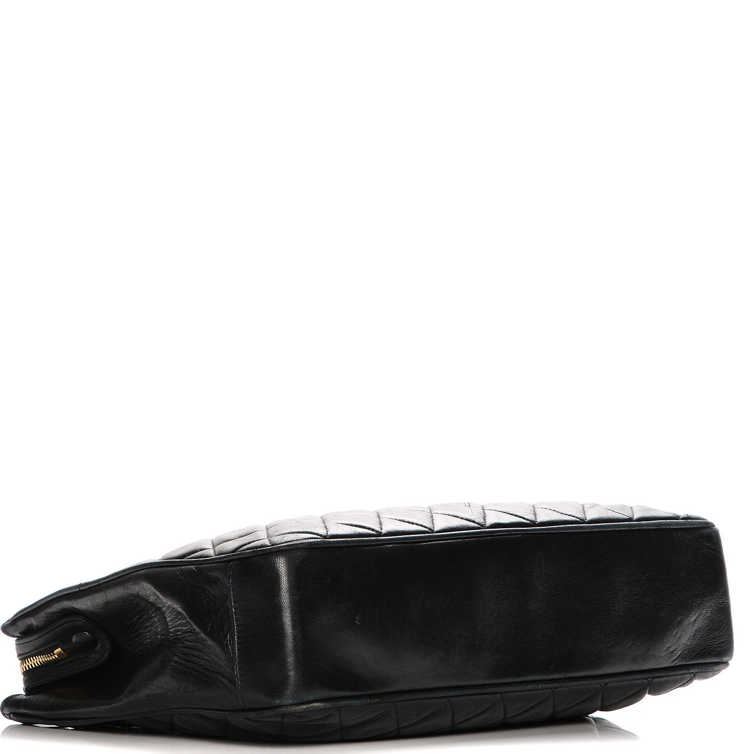 Chanel Lambskin Quilted Shopping Tote Black 5 of 9