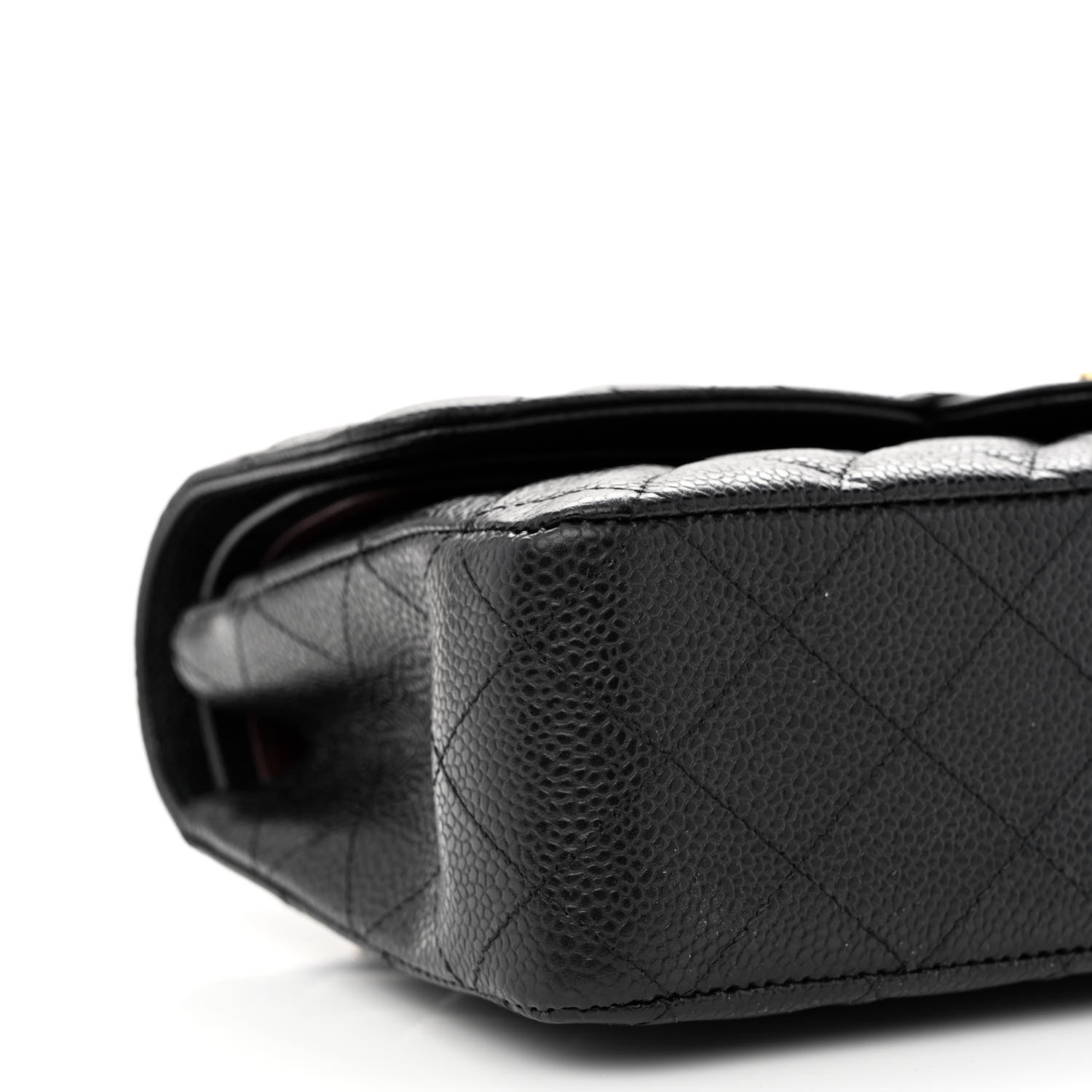 Chanel Caviar Quilted Medium Double Flap Black 9 of 10