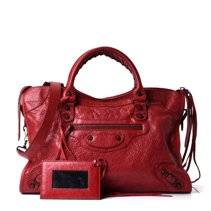 Balenciaga Agneau Classic Hardware City Rouge Cardinal 2 of 10