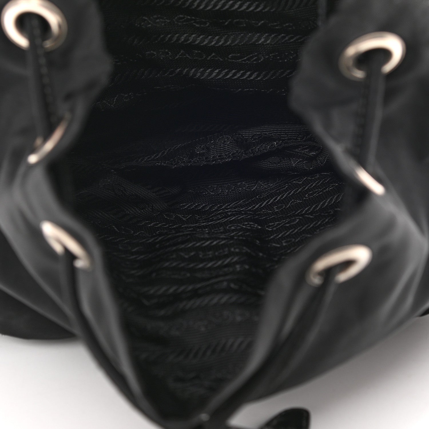 Prada Nylon Vela Medium Backpack Black 9 of 14