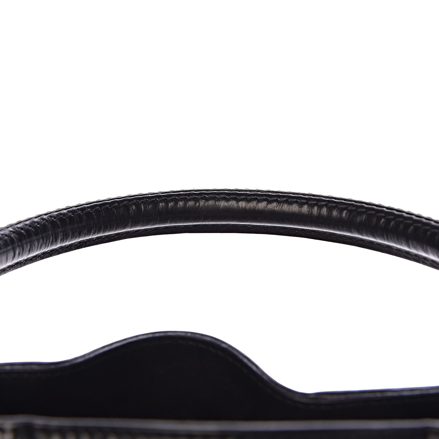 House Check Bridle Calfskin Medium Lynher Tote Black