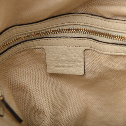 Gucci Monogram Medium Diana Bamboo Shoulder Bag Off White 8 of 10