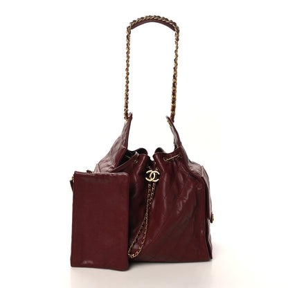 Chanel Caviar Quilted Medium Chanel 25 Handbag Burgundy 3 of 11