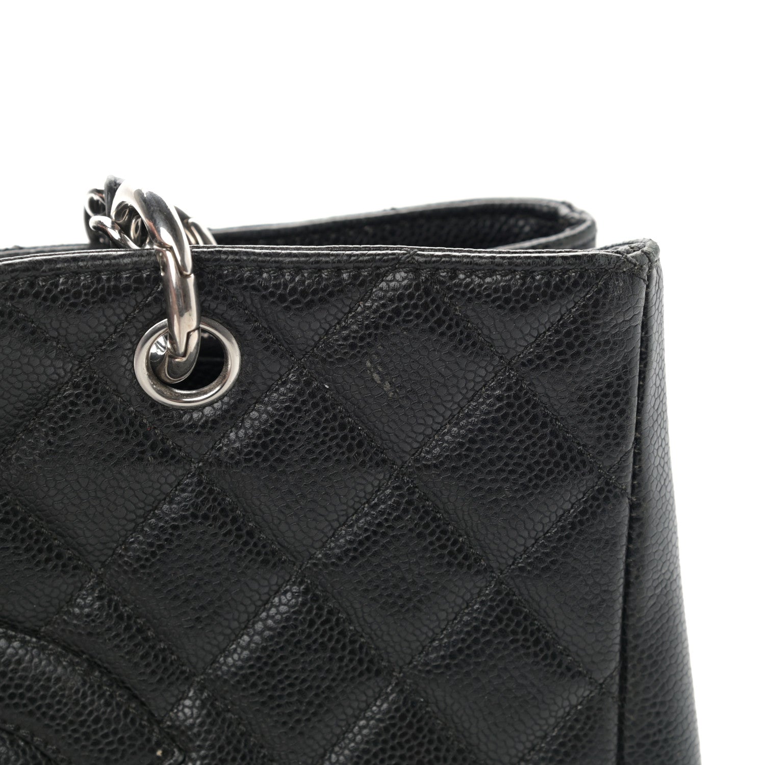 Chanel Caviar Quilted Grand Shopping Tote GST Black 17 of 19
