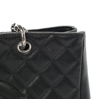 Chanel Caviar Quilted Grand Shopping Tote GST Black 17 of 19