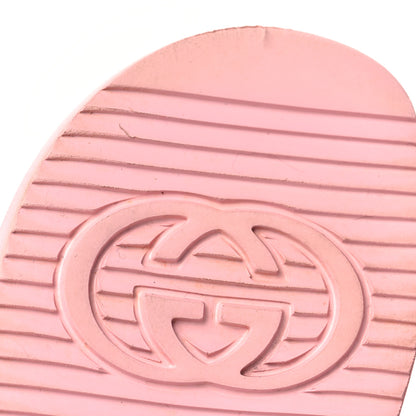 Gucci Rubber Mini Double G Womens Isla Dad Sandals 41 Wild Rose 8 of 9