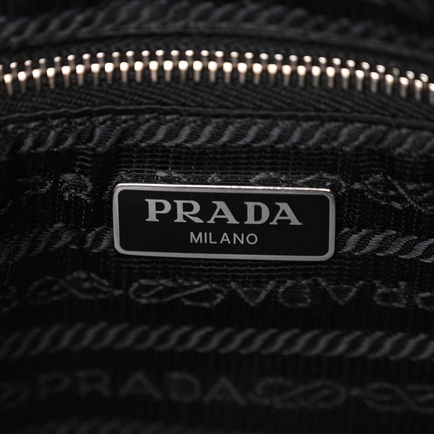 Prada Nylon Tessuto Impuntu Quilted Bandoliera Crossbody Bag Black 6 of 13