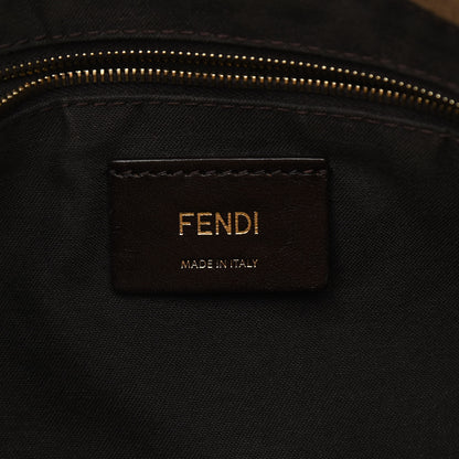 Fendi Pequin Medium Hobo Tobacco Rosso 5 of 15