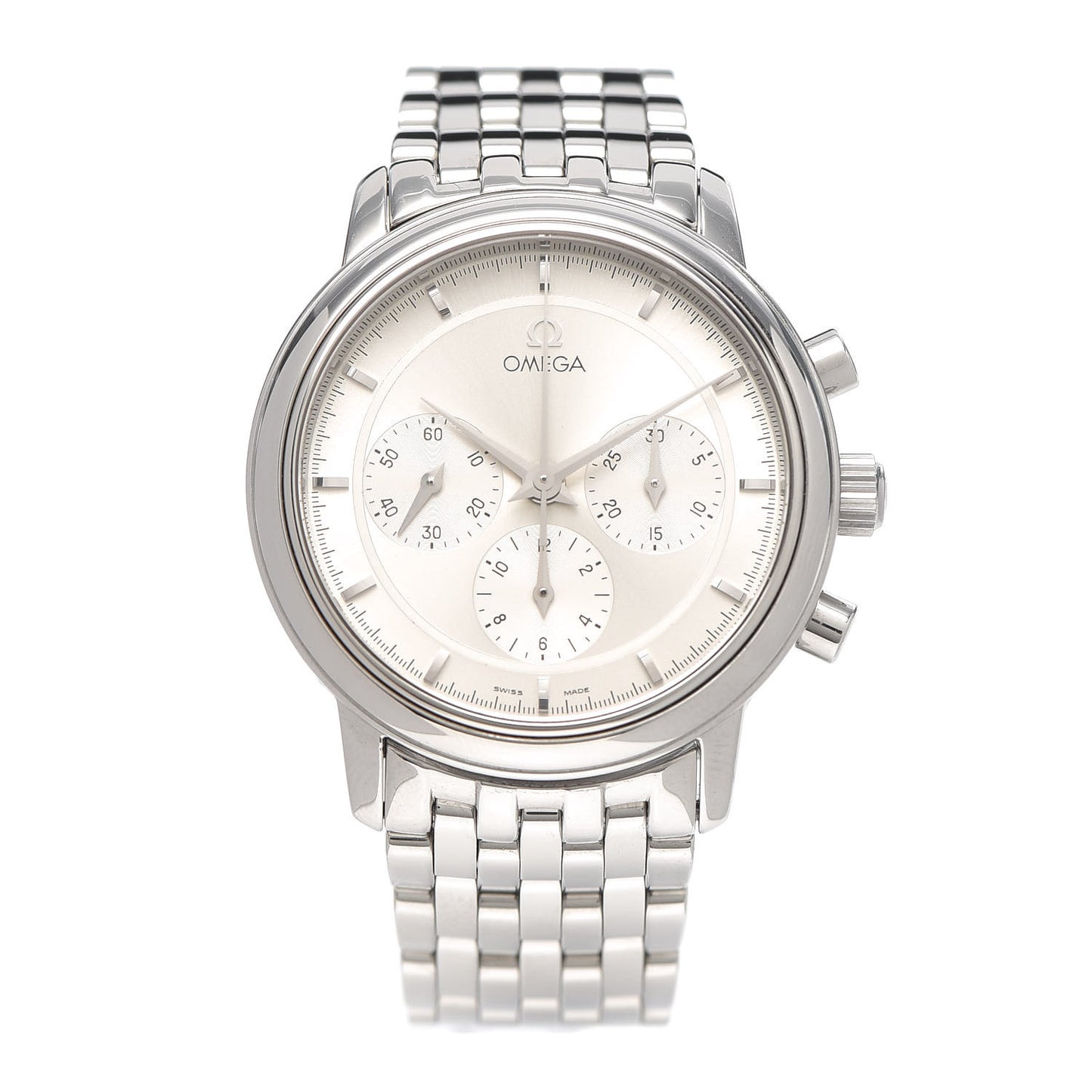 Stainless Steel 36mm De Ville Prestige Chronograph Manual Winding Watch 4540.31.00