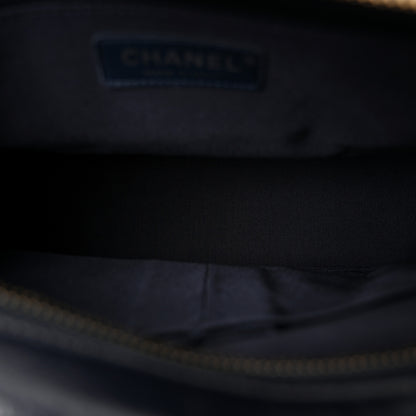 Chanel Shearling Medium Gabrielle Hobo Navy 5 of 10