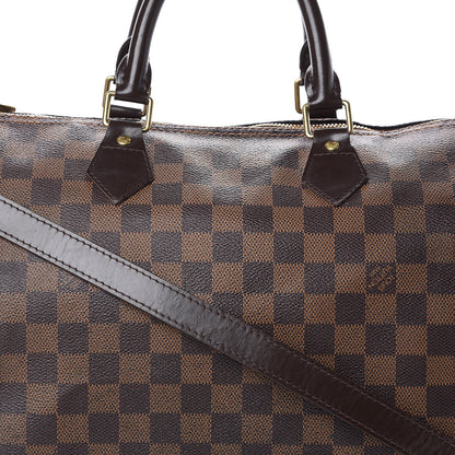 Louis Vuitton Damier Ebene Speedy Bandouliere 35 7 of 10