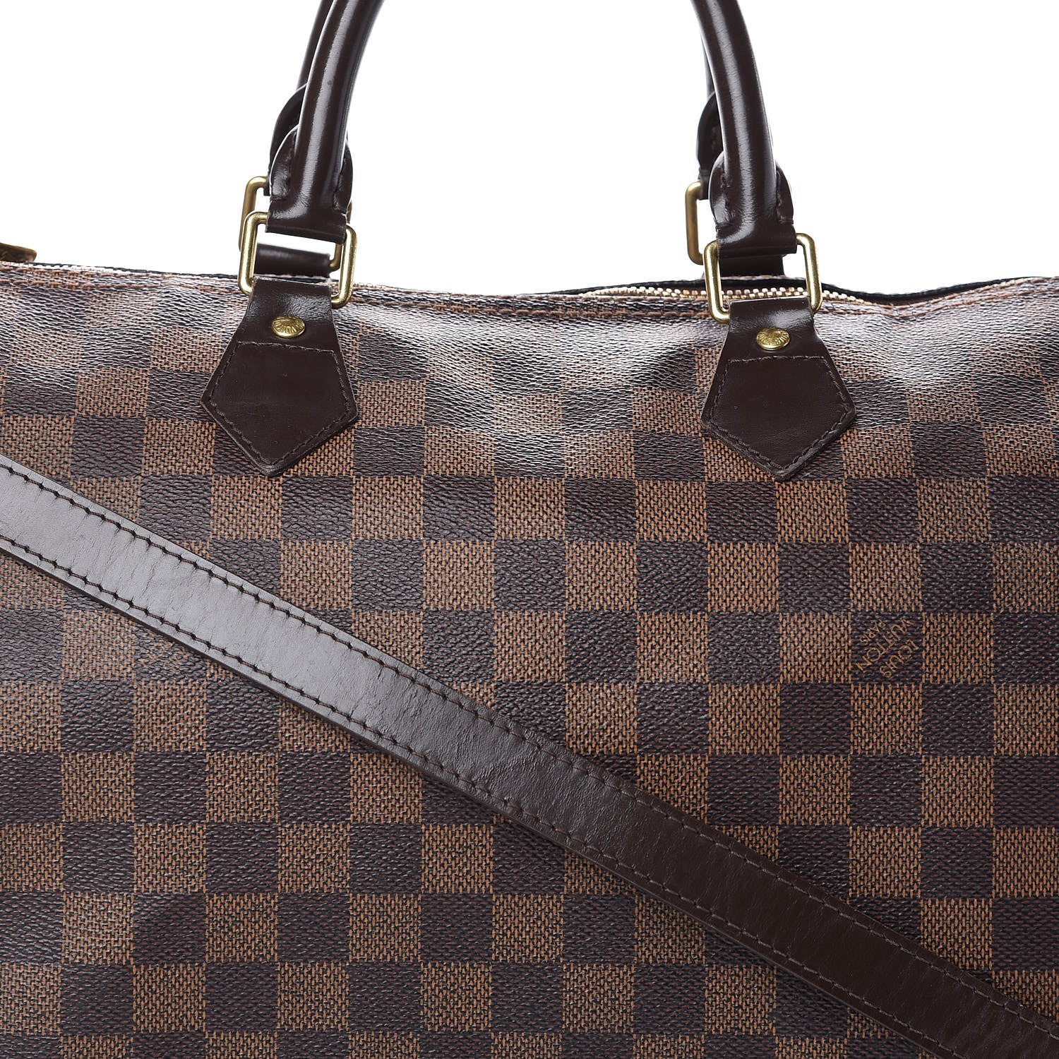 Louis Vuitton Damier Ebene Speedy Bandouliere 35 7 of 10