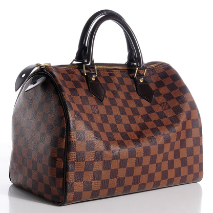 Louis Vuitton Damier Ebene Speedy 30 3 of 10