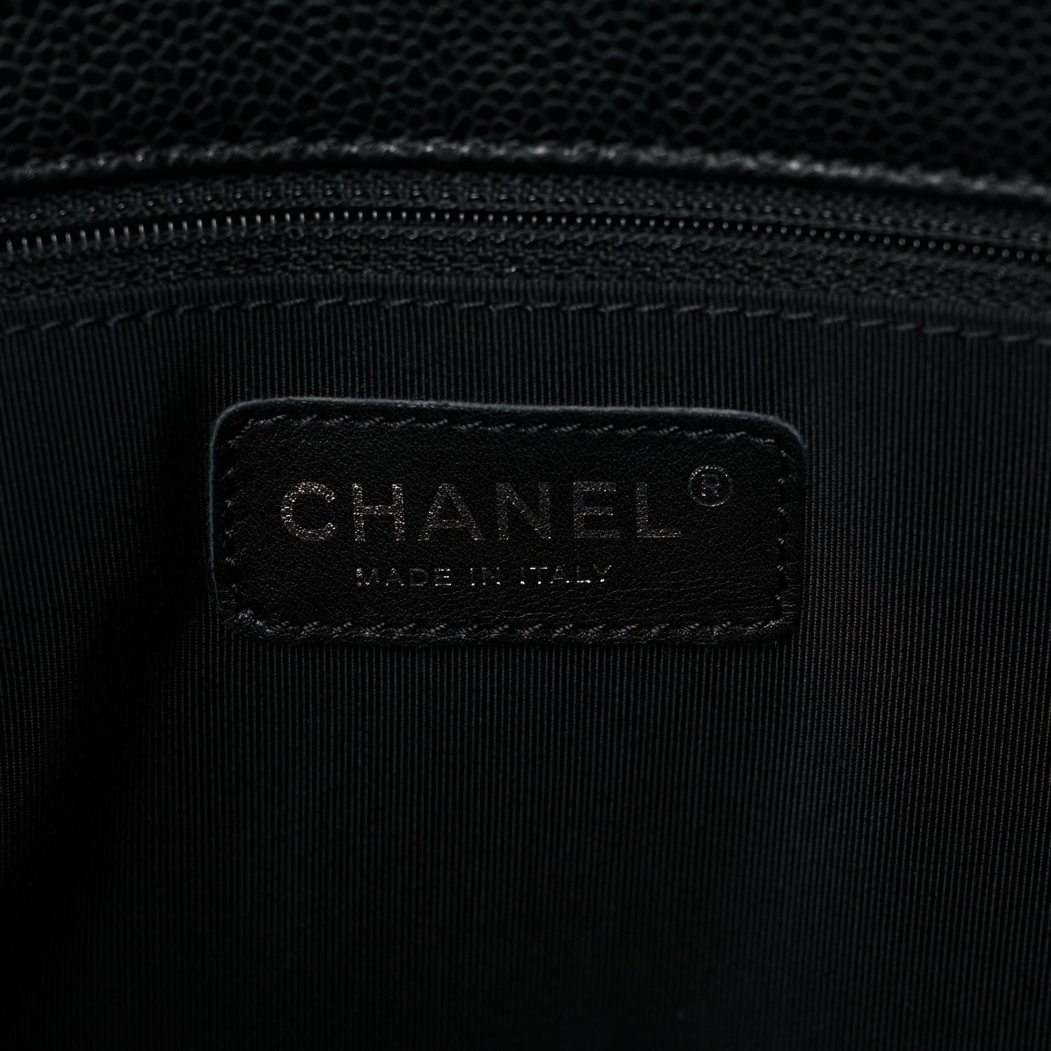 Chanel Caviar Quilted Grand Shopping Tote GST Black 7 of 14