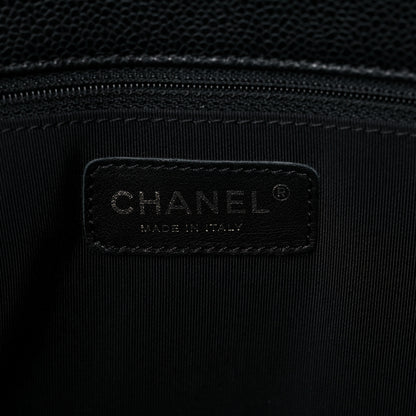 Chanel Caviar Quilted Grand Shopping Tote GST Black 7 of 14