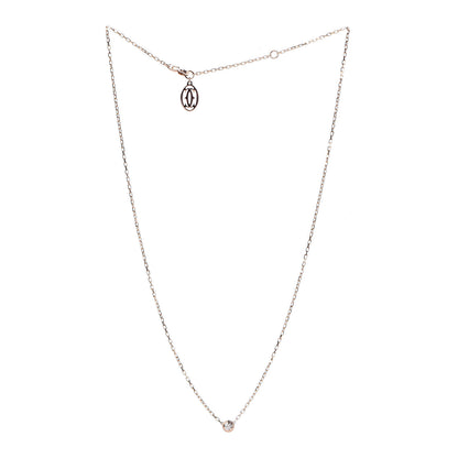 Cartier 18K Pink Gold Diamond SM D'Amour Pendant Necklace 3 of 6