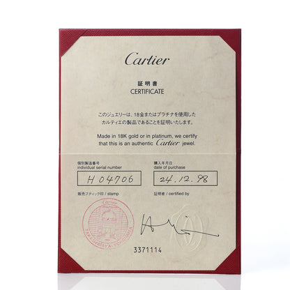 Cartier 18K White Gold 6mm LOVE Ring 58 8.25 5 of 5