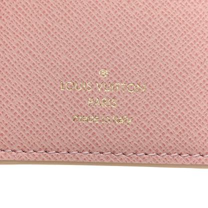Louis Vuitton Damier Azur Victorine Wallet Rose Ballerine 6 of 6