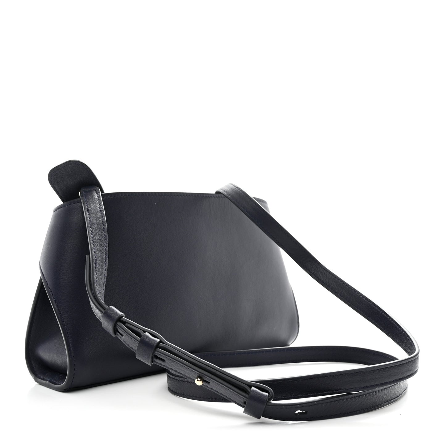 Calfskin Mini Hug Crossbody Bag Midnight