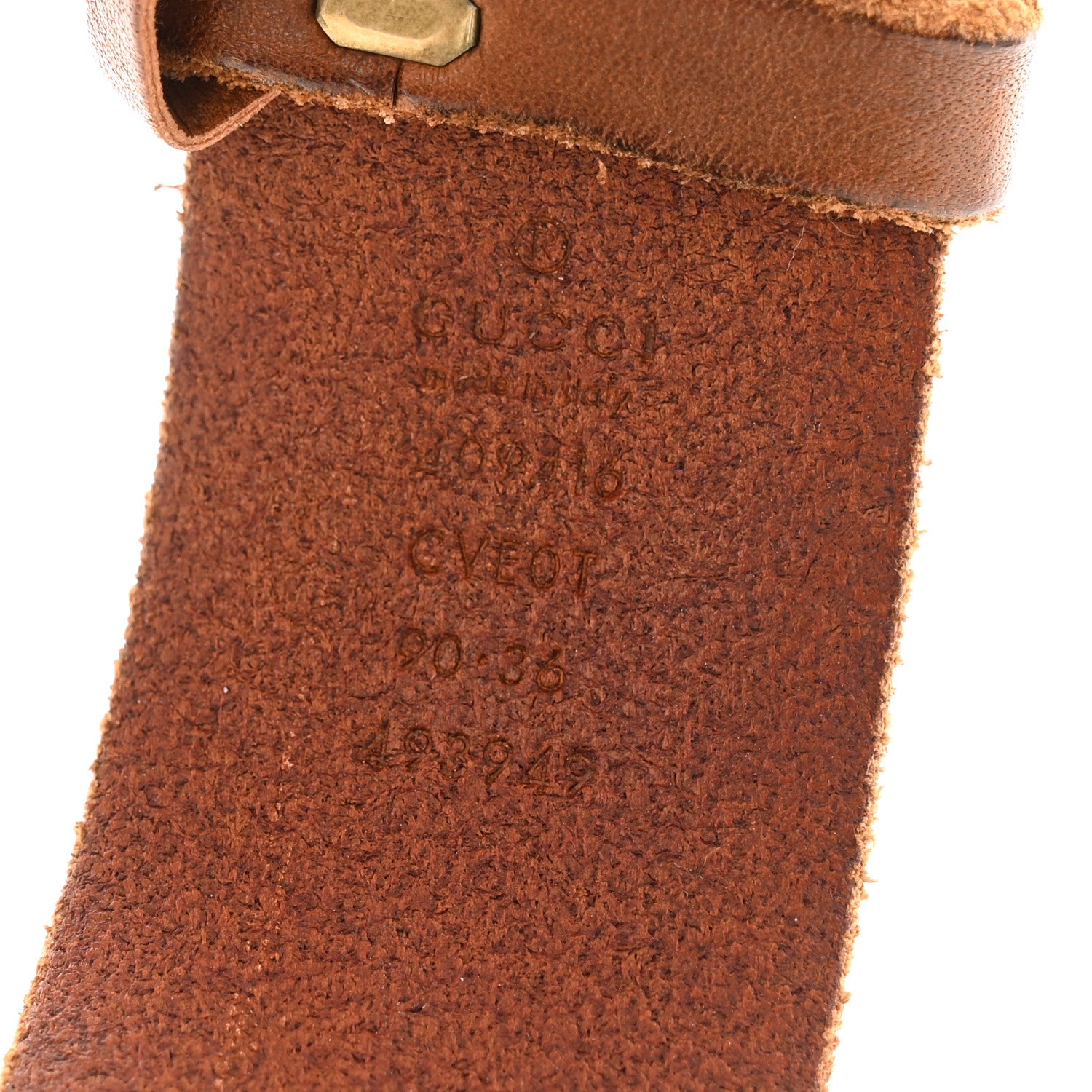 Gucci Faded Calfskin Double G 40mm Belt 90 36 Cuir 5 of 7