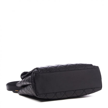 Chanel Caviar Quilted Flap Shoulder Bag Black 3 of 9