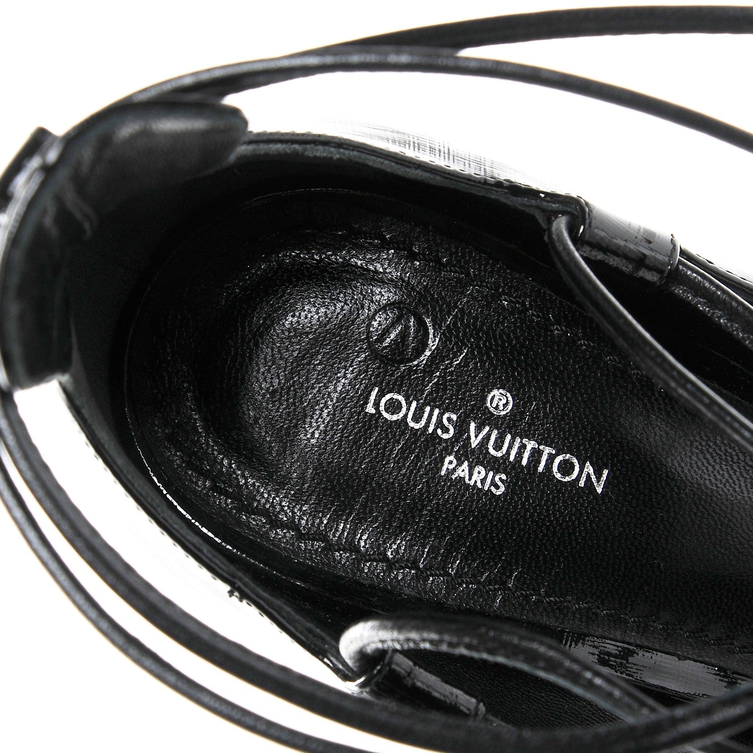 Louis Vuitton Patent Calfskin Cover Girl Pumps 39 Black 8 of 8
