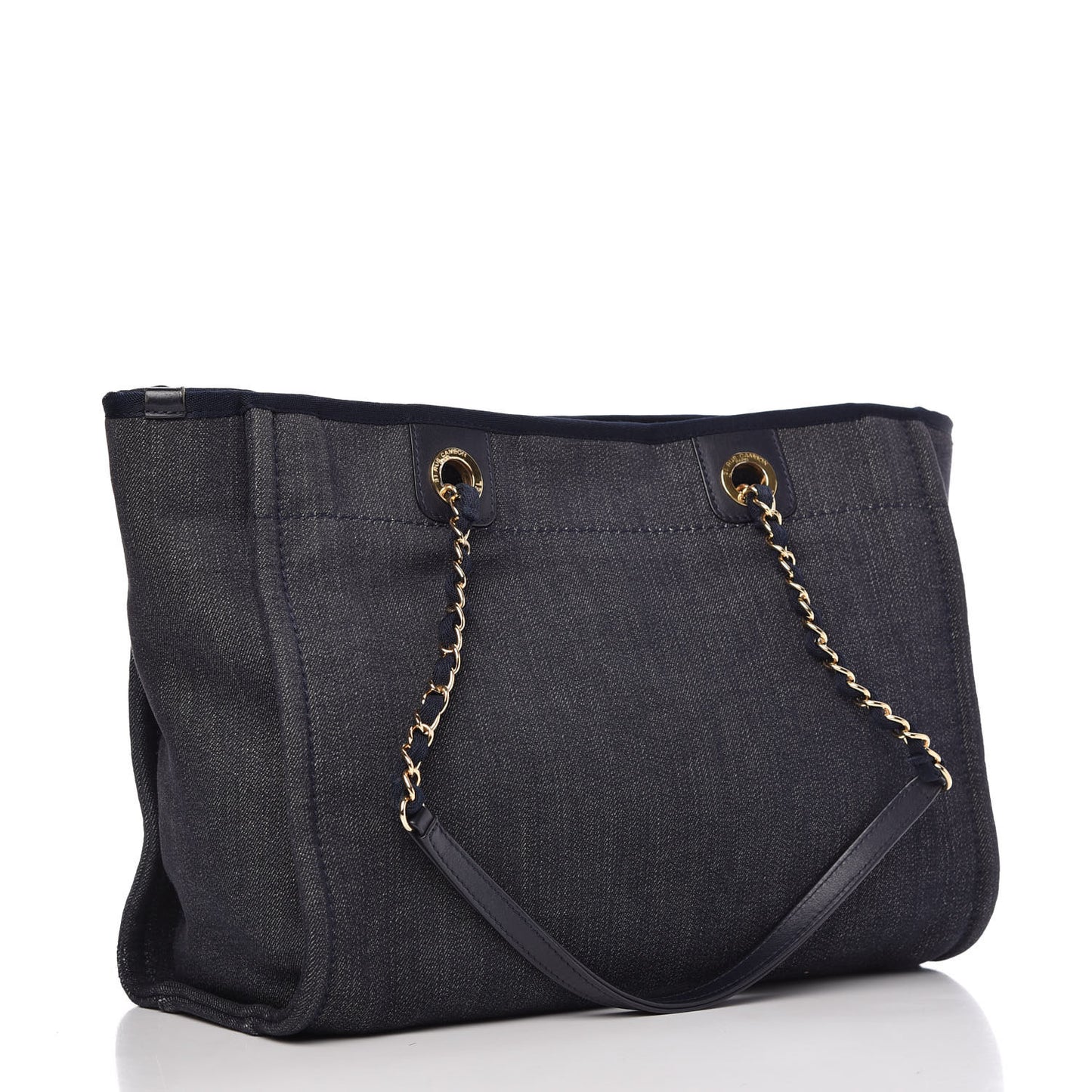 Denim Small Deauville Tote Dark Blue