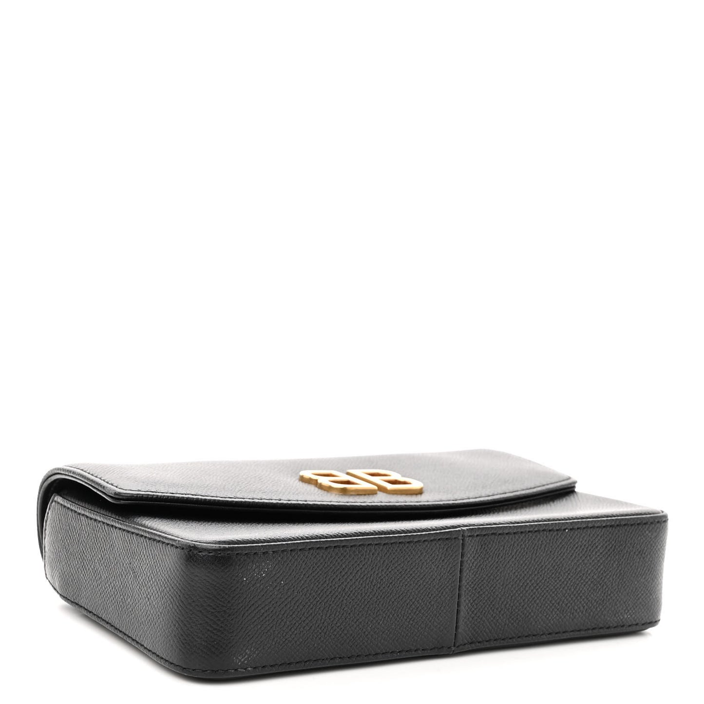 Calfskin BB Chain Wallet Black