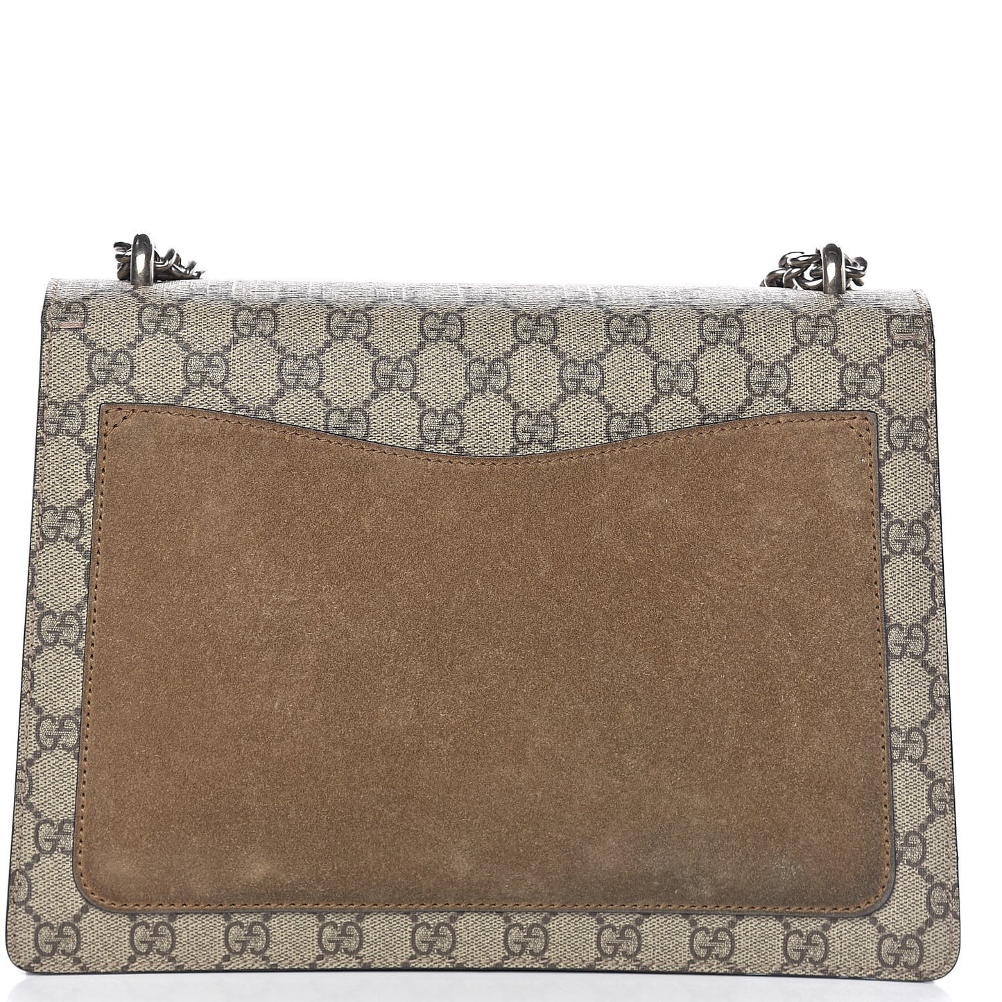 GG Supreme Monogram Medium Dionysus Shoulder Bag Taupe