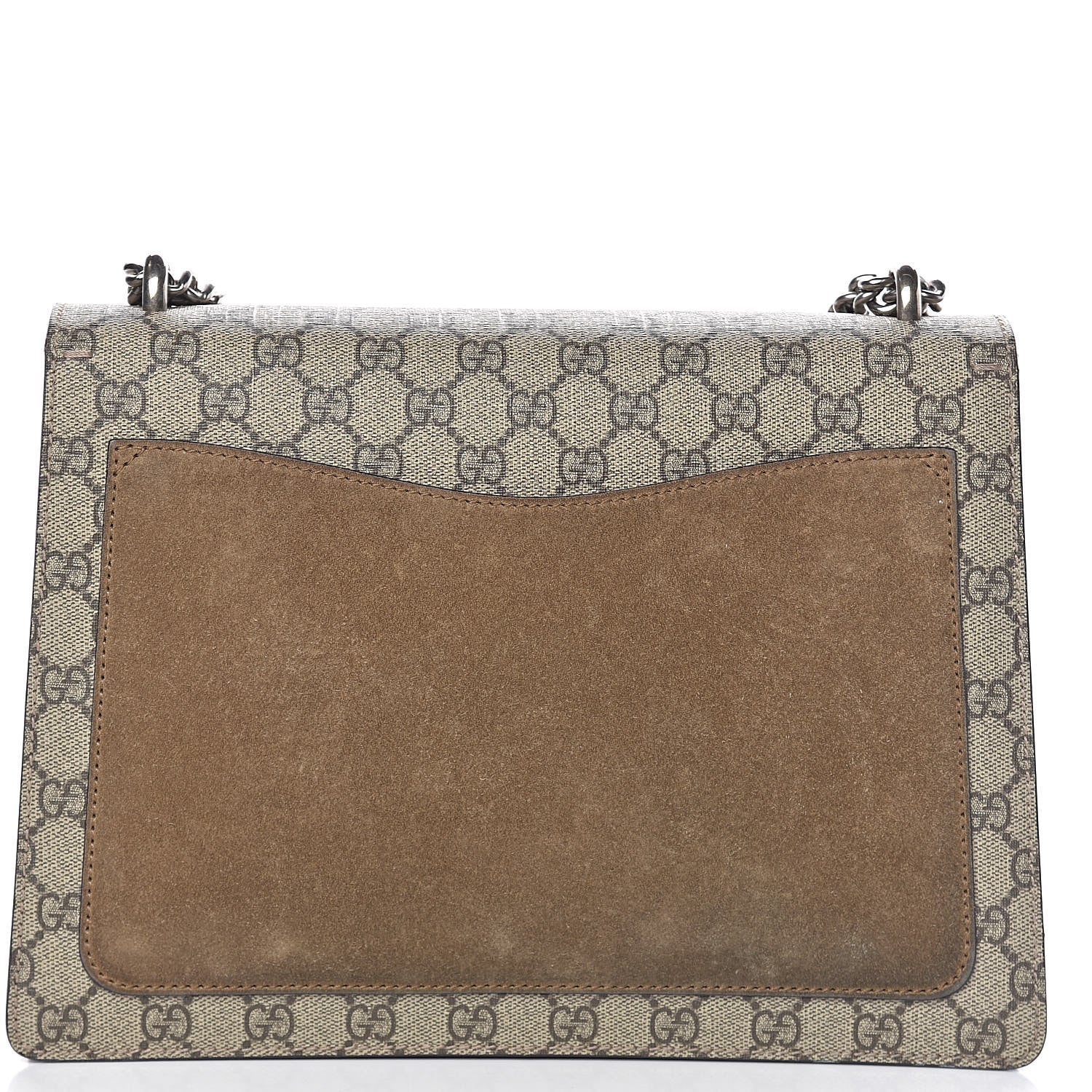 Gucci GG Supreme Monogram Medium Dionysus Shoulder Bag Taupe 11 of 12