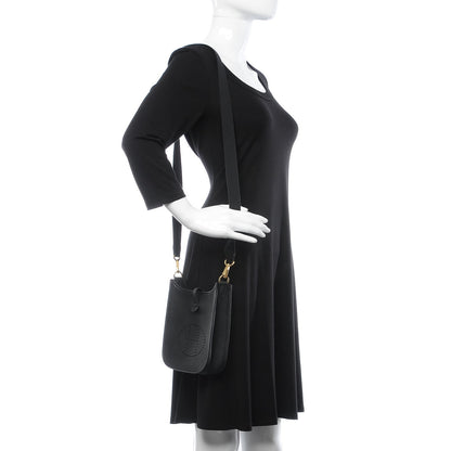 Hermes Taurillon Clemence Evelyne TPM Black 2 of 8