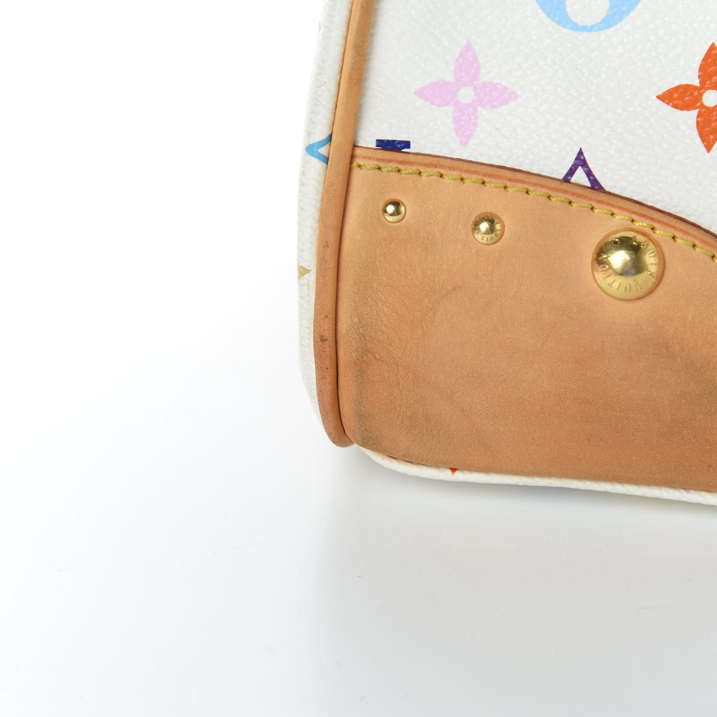 Monogram Multicolor Beverly MM White