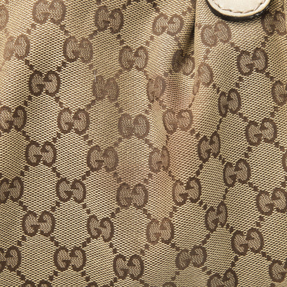Gucci Monogram Medium Sukey Boston Off White 20 of 22