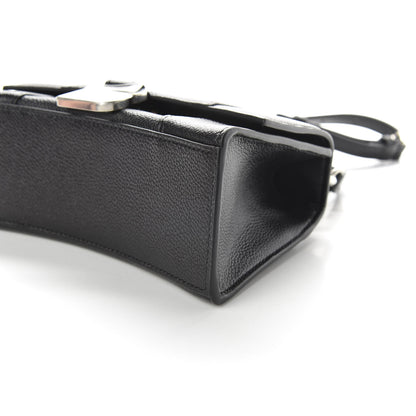 Balenciaga Grained Calfskin Hourglass Top Handle Bag XS Black 7 of 9